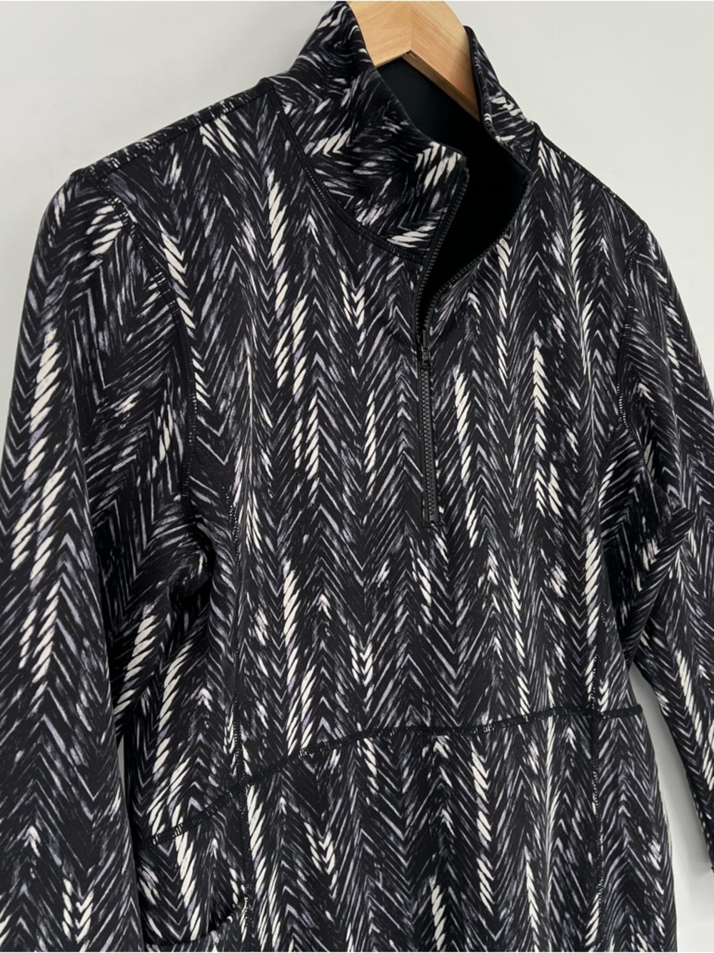Title Nine Hyperspeed Reversible Dress Zip-Front Long Sleeve Sleet Travel - Picture 8 of 15